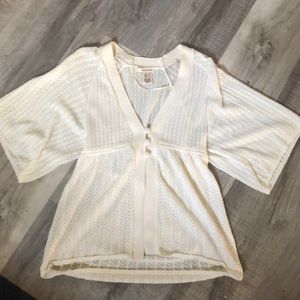 ✨2 for $15✨DKNY short sleeved button up cardigan